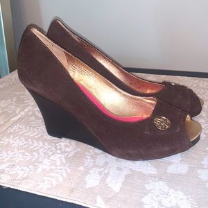 Lilly Pulitzer Suede Wedges